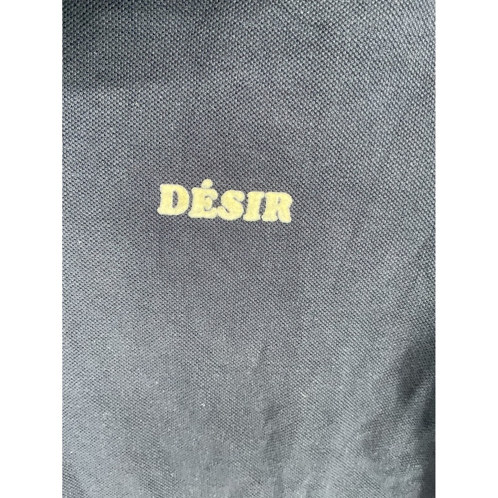 Sandro Mens Polo Shirt Navy Blue Embroidered Desir Logo Pique S - Picture 8 of 9